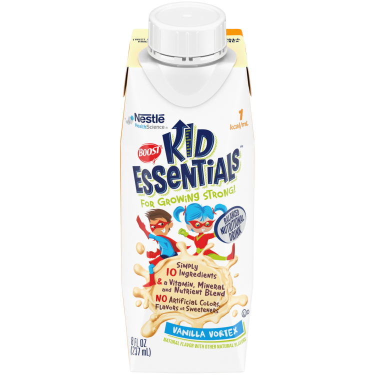 Image of Boost Kid Essentials, Vanilla Vortex 8 oz. Tetra Prisma