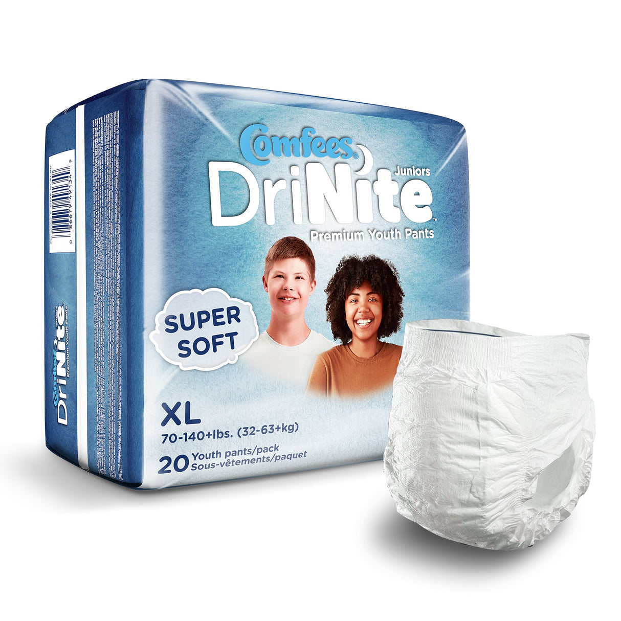 Image of Comfees DriNite Youth Pants, Large/X-Large, 60 - 125+ lbs, 80 per Case