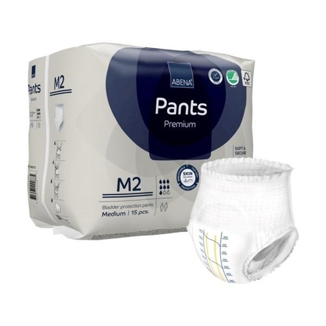 Image of Abena Pants Adult Protective Underwear, Medium, 31" - 43", M2 Absorbency Level 2