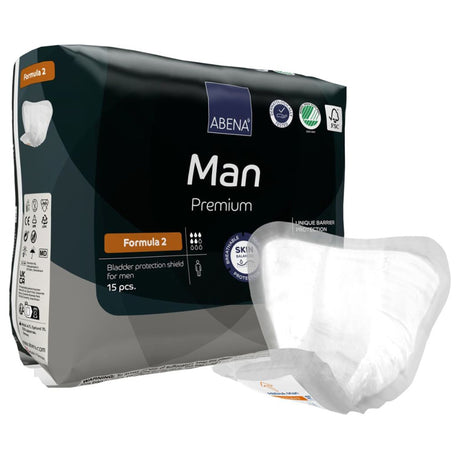 Image of Abena Man Premium Male Bladder Control Pad, 11" x 9"