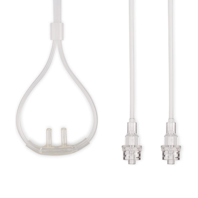 Image of 7 Ft Pediatric Nasal Pressure EtCO2 Capnography Monitoring Cannula