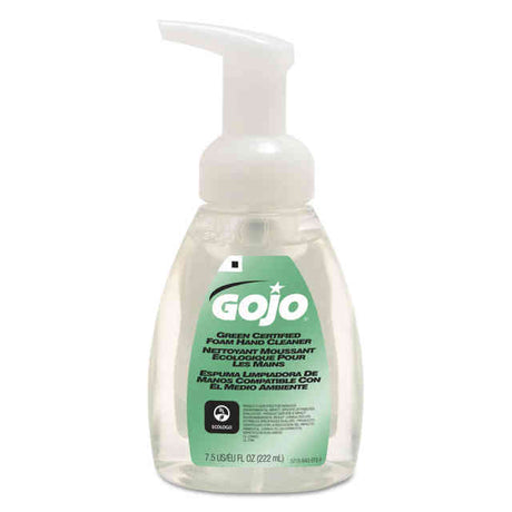 Image of GOJO Green Certified Foam Hand Cleaner, Pump Bottle, 7.5 oz