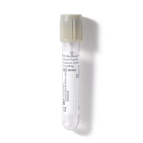 Image of BD Vacutainer Glass Fluoride Tube, 13x75 mm, 4.0 PLBL