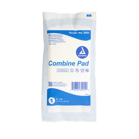 Image of Dynarex Sterile Non-Adherent Combine Pad 5" x 9"