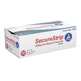 Image of SecureStrip Adhesive Wound Closure Strips, 1/4" x 3", Sterile. 3 Strips per each.