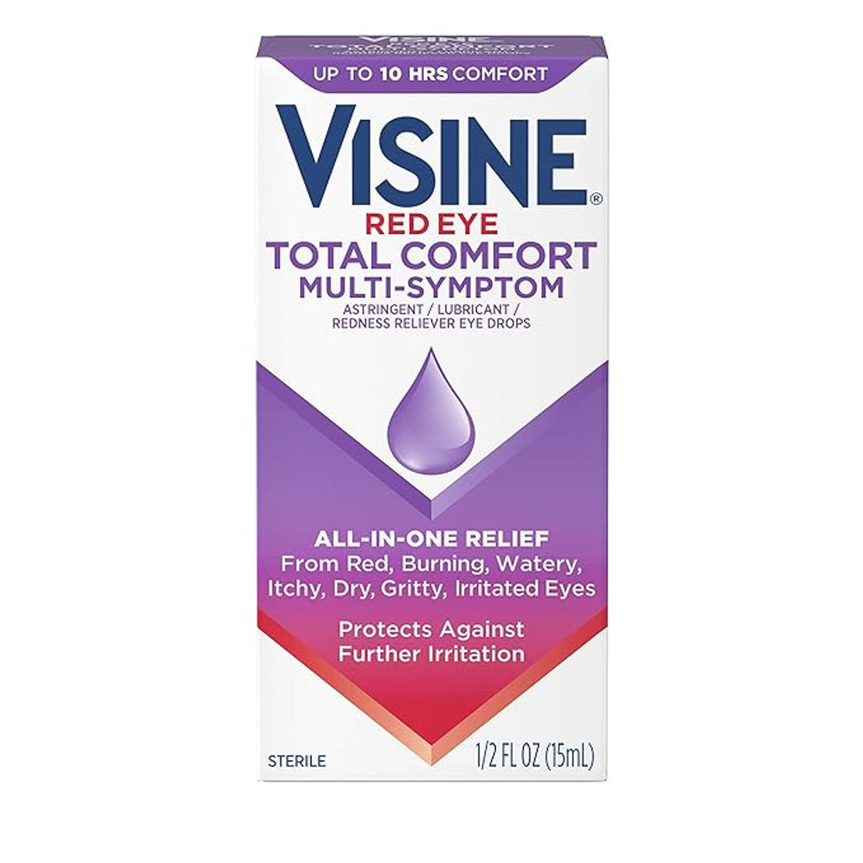 Image of Visine Totality, Multi-Symptom Relief Eye Drops, .5 fl oz