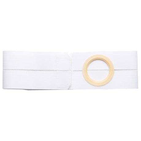 Image of 4" White, Regular Elastic, Nu-Form Belt, 2X-Large, 2-5/8" x 3-1/8" Center Opening