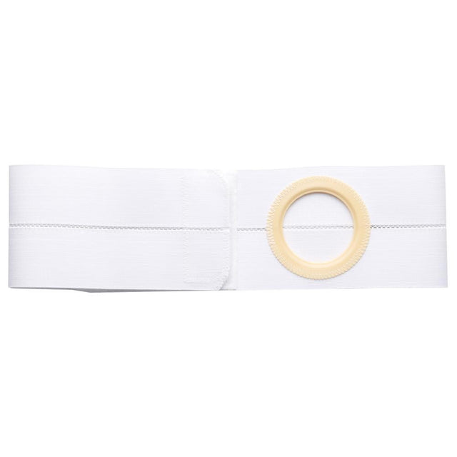 Image of 4" White, Regular Elastic, Nu-Form Belt, 2X-Large, 2-5/8" x 3-1/8" Center Opening