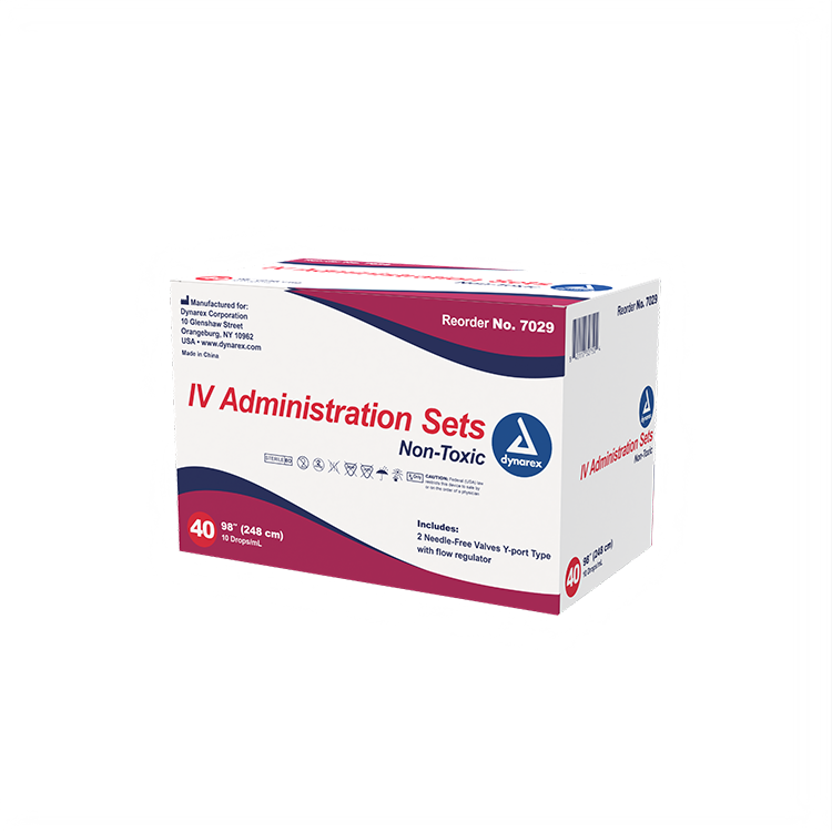 Image of Dynarex IV Administration Set - 10 Drops/mL 98"