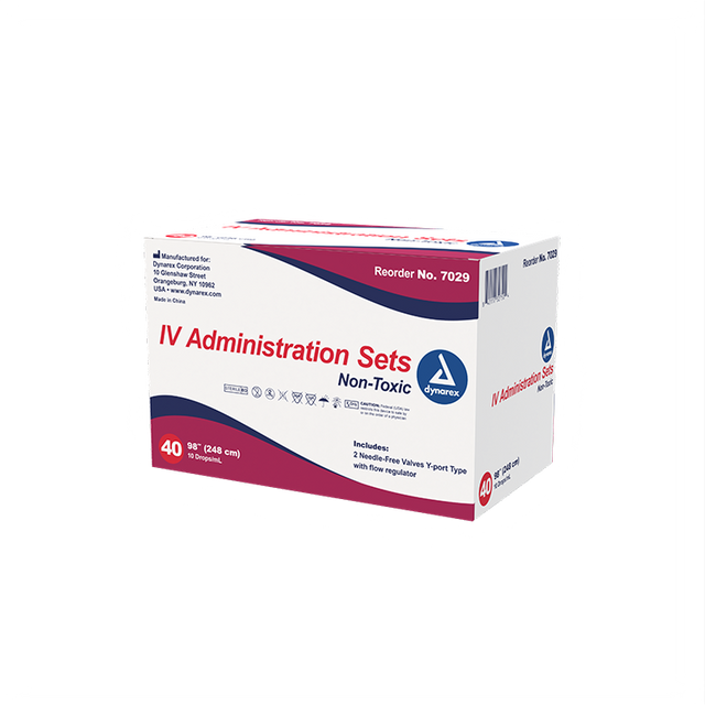 Image of Dynarex IV Administration Set - 10 Drops/mL 98"