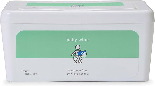 Image of Cardinal Health™ Baby Wipes, Fragrance Free (80 per tub)