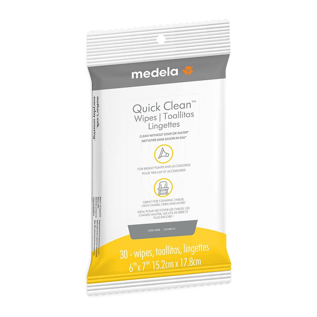 Image of Quick Clean Breast Pump Wipes, 30 ct