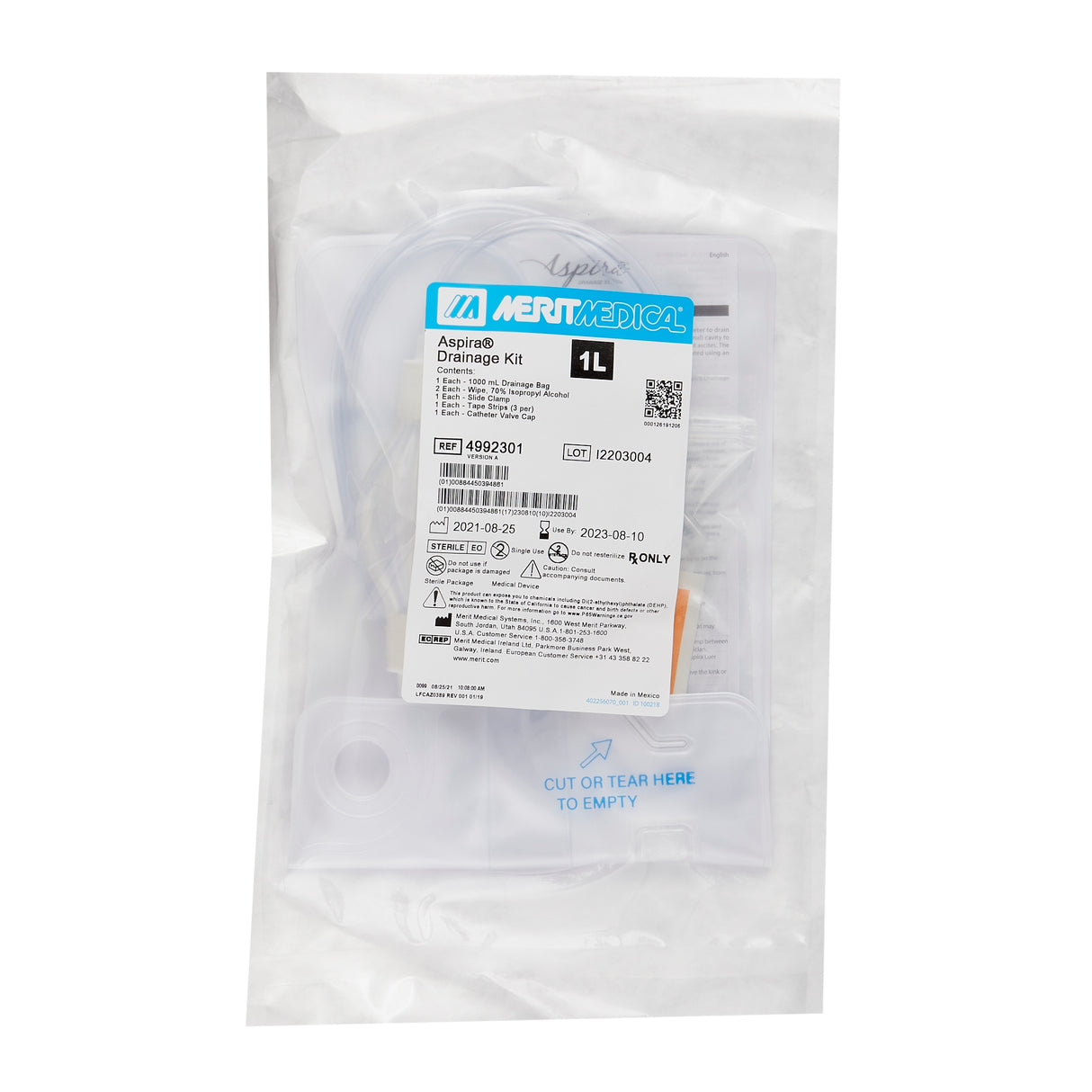 Image of Bard Aspira Pleural 1000mL Drainage Bag