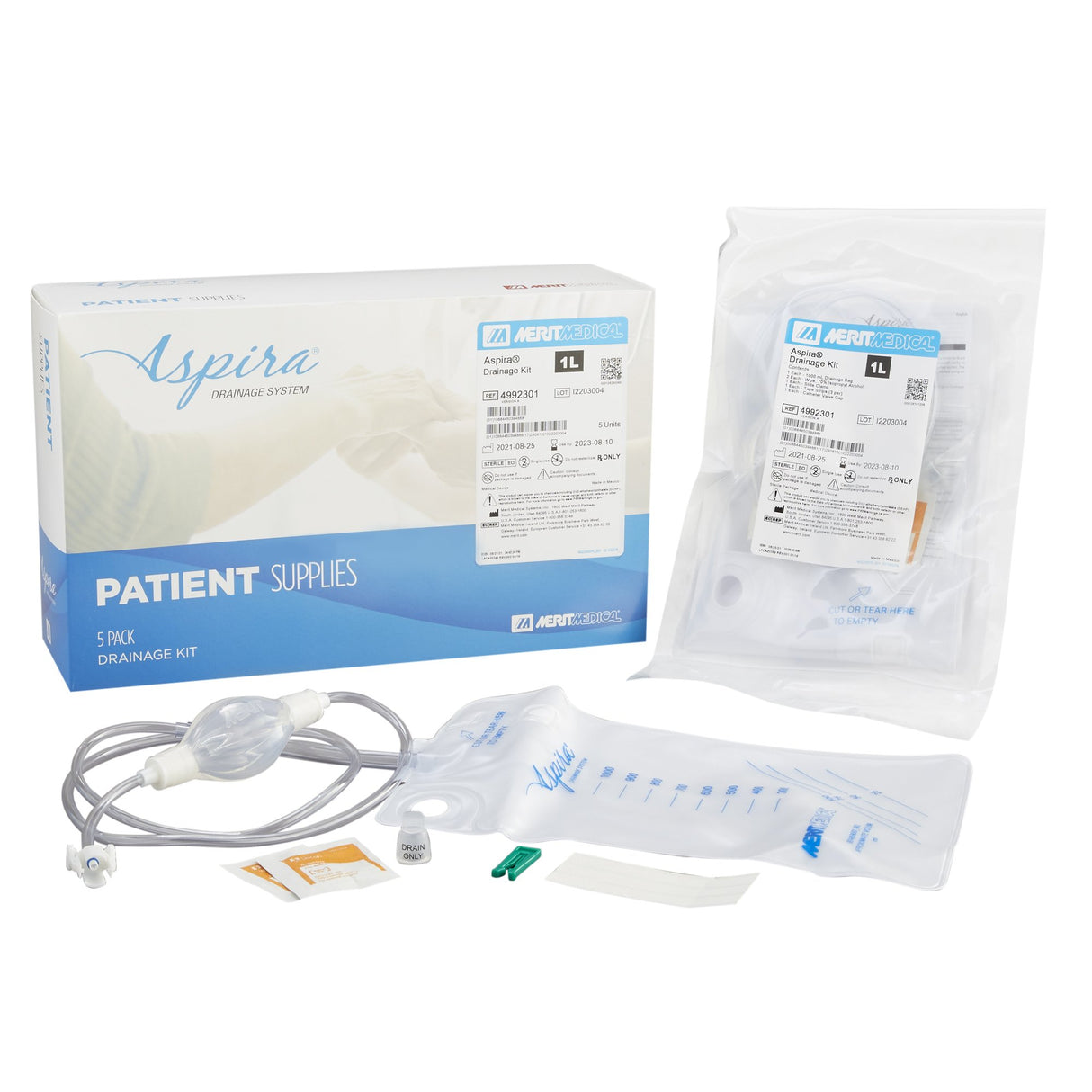 Image of Bard Aspira Pleural 1000mL Drainage Bag