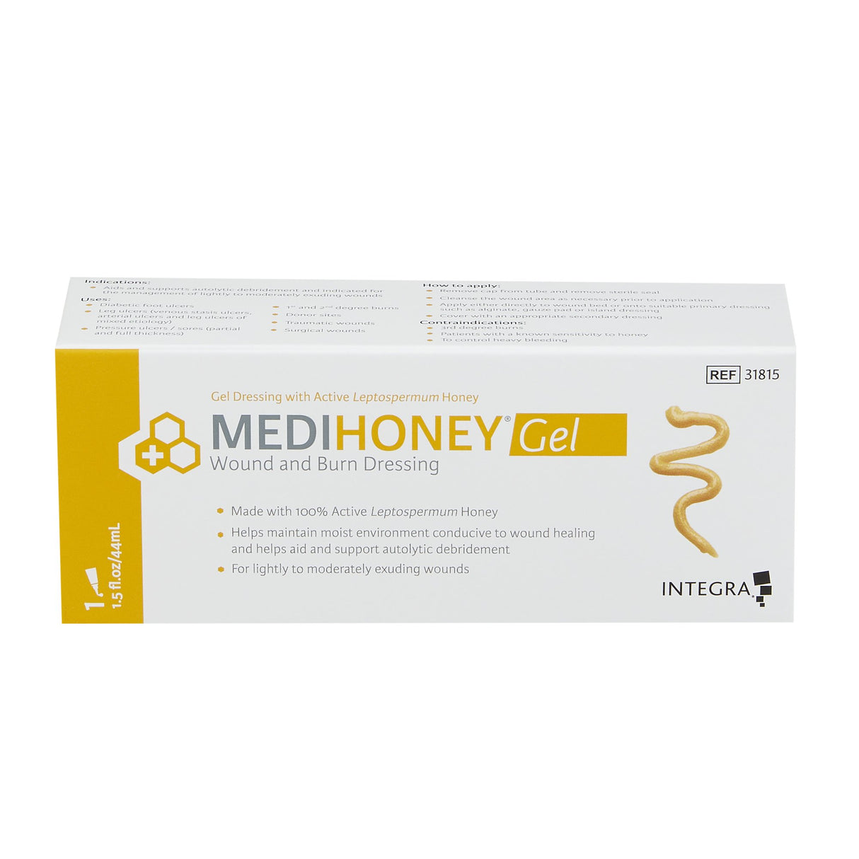 Image of MEDIHONEY Gel 1.5 oz Tube