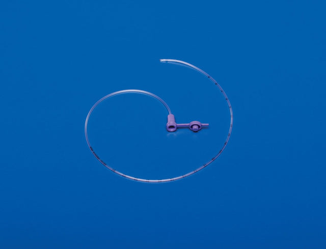 Image of Kendall Argyle™ Indwell™ Nasogastric Polyurethane Feeding Tube, with ENFit™ Connector, 20" 5Fr OD, Purple