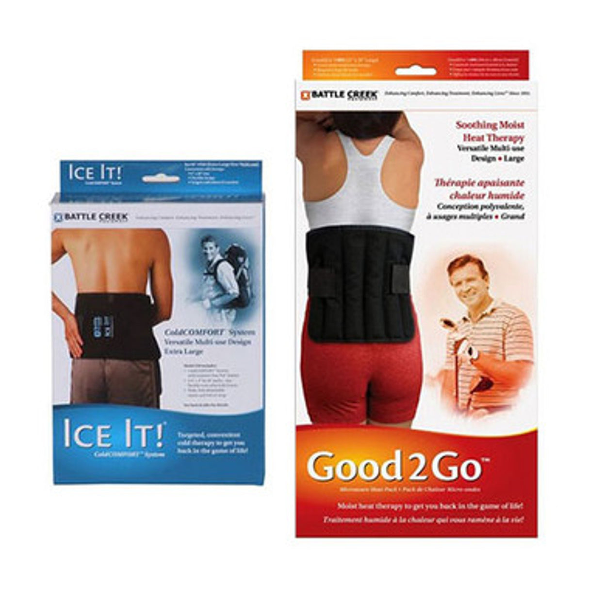 Image of Battle Creek Back Pain Kit, with Electric Moist Heat and Cold Therapy