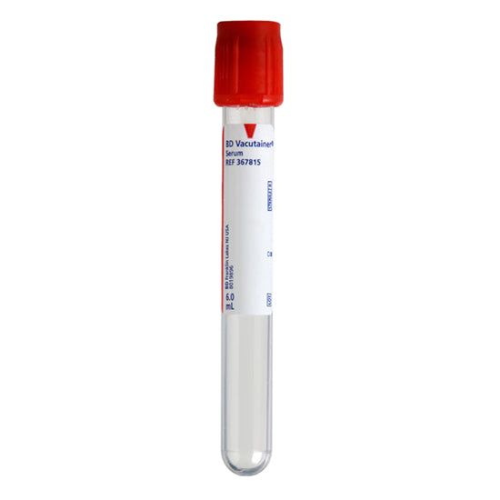 Image of BD Vacutainer® Plus Serum Tube, 100mm, 13mm OD, 6mL Draw Volume