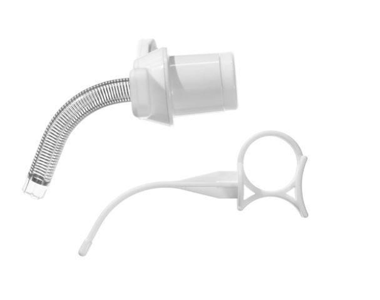 Image of TRACOE Silcosoft Trach Tube 3.0 X 39mm, proximally longer, Uncuffed, Silicone