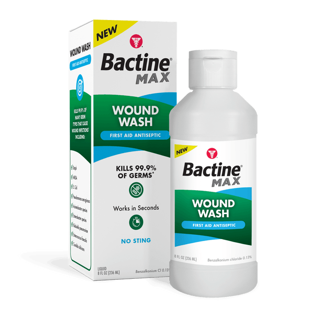 Image of Bactine Max Wound Wash Liquid, 8 oz.