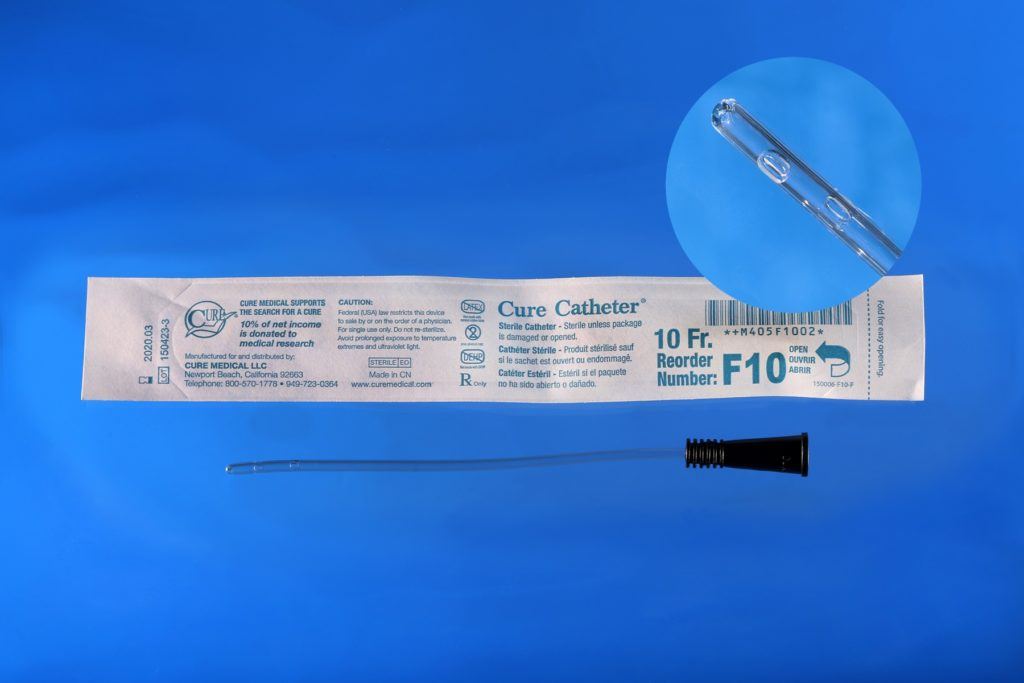 Image of Cure Catheter, Uncoated, Straight Tip, Female 6"