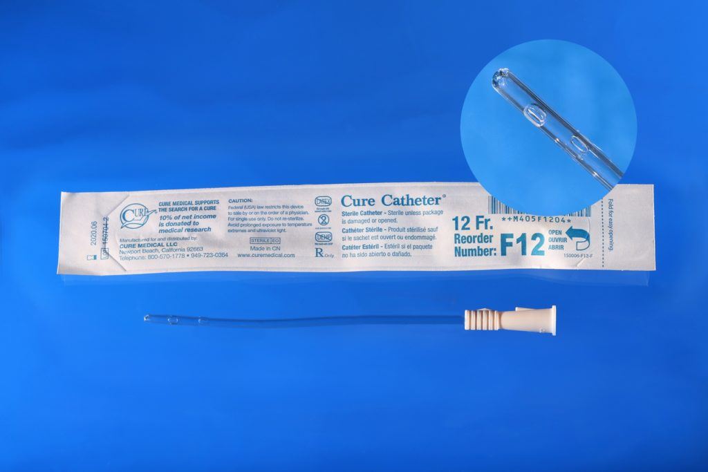 Image of Cure Catheter, Uncoated, Straight Tip, Female 6"