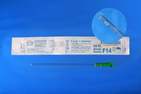 Image of Cure Catheter, Uncoated, Straight Tip, Female 6"