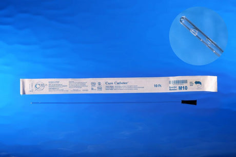 Image of Cure Catheter, Uncoated, Straight or Coude Tip, Male 16"