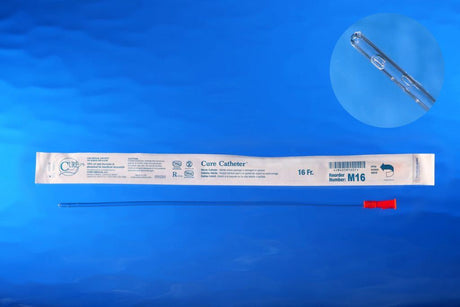 Image of Cure Catheter, Uncoated, Straight or Coude Tip, Male 16"