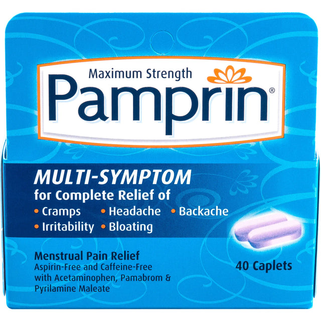 Image of Pamprin Multi-Symptom Caplets, 40 ct