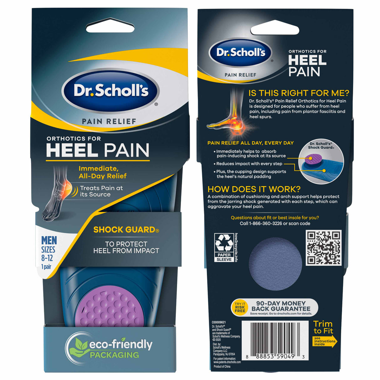 Image of Dr. Scholl's Pain Relief Orthotics for Heel Pain for Men