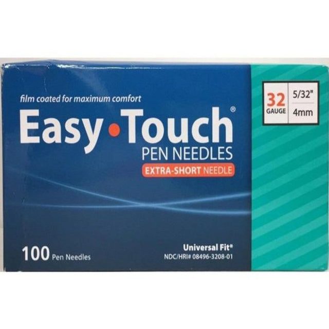 Image of Easy Touch Insulin Pen Needle 32G x 5/32" (100 count)