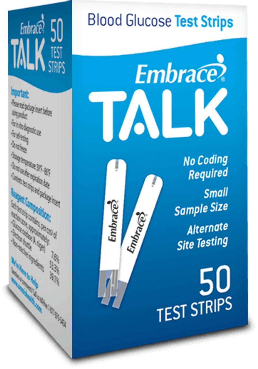 Image of Omnis Health Embrace TALK Test Strips