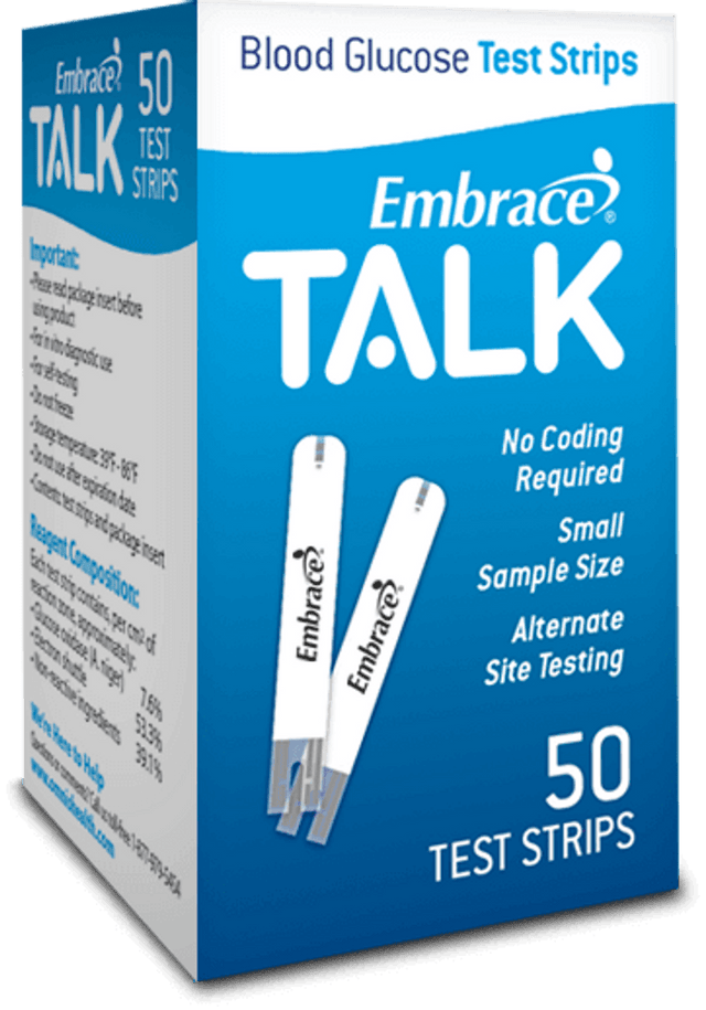 Image of Omnis Health Embrace TALK Test Strips