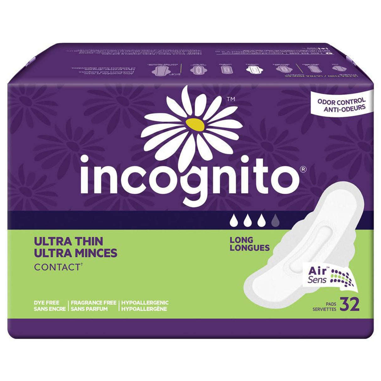 Image of Incognito Ultra Thin with Wings, Long Super