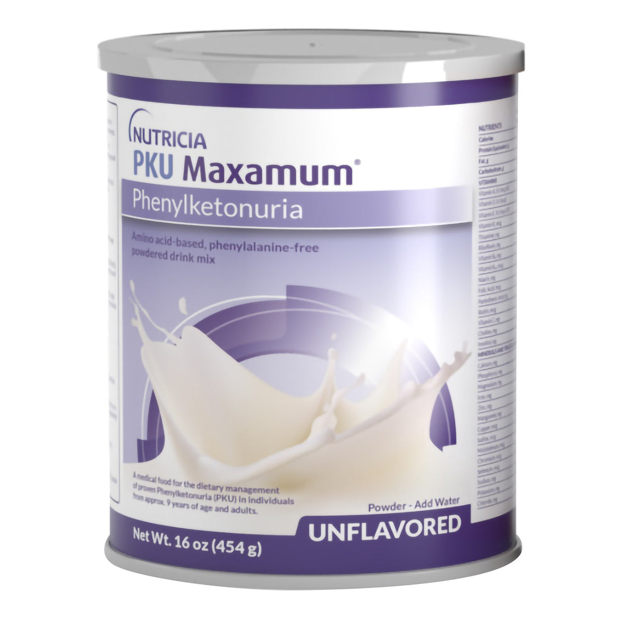 Image of PKU Maxamum Powdered Medical Food, Unflavored, 16 oz., 454g