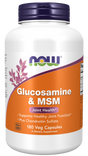 Image of NOW Foods Glucosamine & MSM V-Caps, 750/250mg, 180 ct