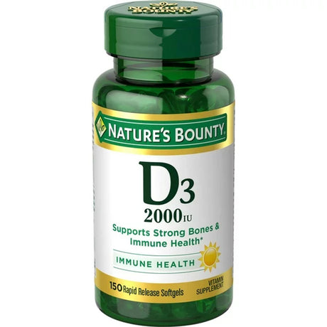 Image of Nature's Bounty Vitamin D, 2,000IU, 150 ct