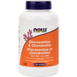 Image of NOW Foods Glucosamine 500/Chondroitin 400/MSM V-Caps, 180 ct