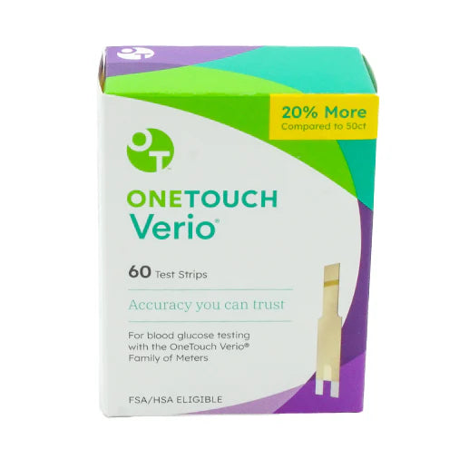 Image of One Touch Verio Test Strips (60 count)