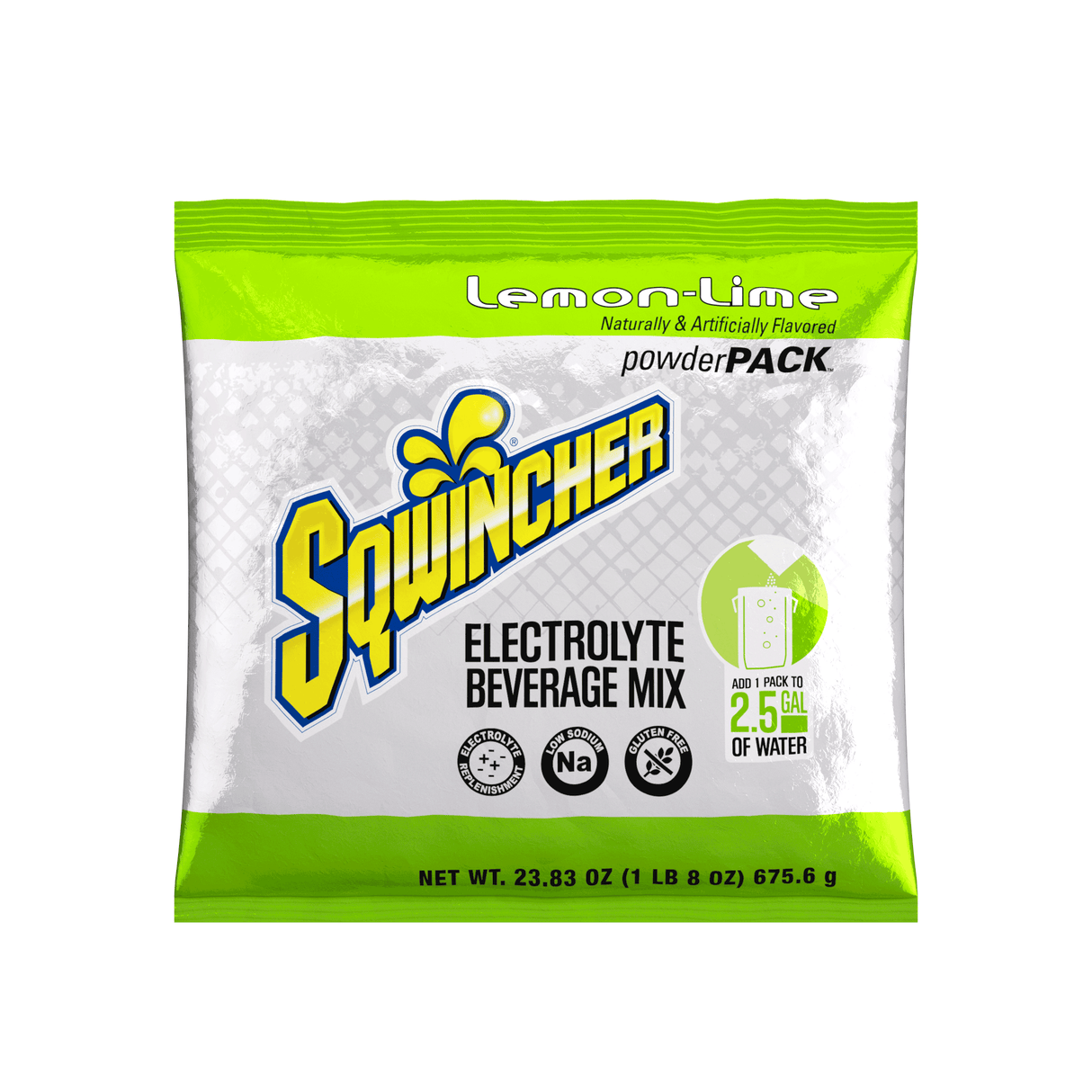 Image of Sqwincher Electrolyte Beverage Mix, Lemon-Lime, 23.83 oz