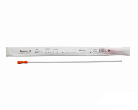 Image of Apogee IC Firm Vinyl Intermittent Catheters, Straight or Coude Tip, 16"