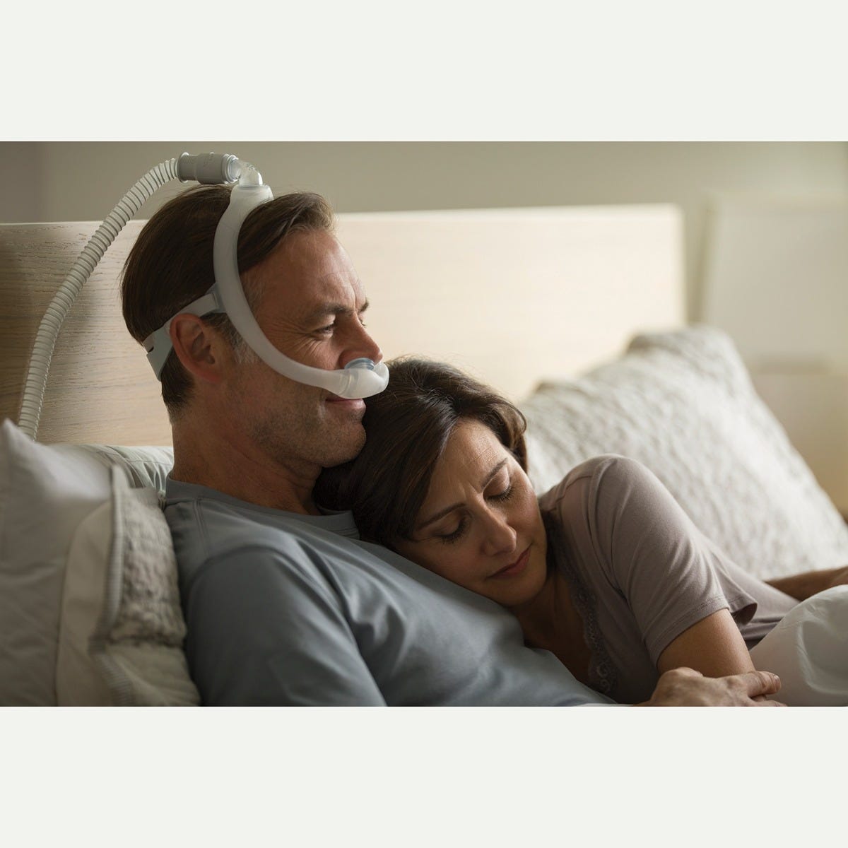 Image of Respironics DreamWear Silicone Pillow, Small Cushion and Small Frame, No Headgear