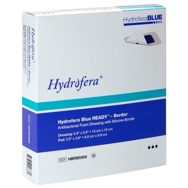 Image of Hydrofera Blue READY-Border Antibacterial Foam Dressing