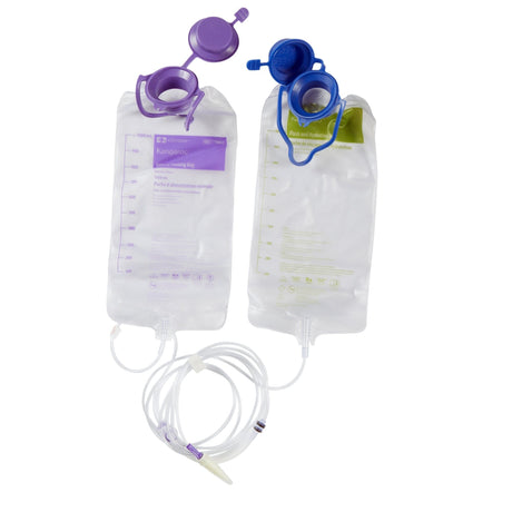 Image of Kangaroo™ ePump Feed Set with Flush Set 1000mL, Non-Sterile, DEHP-Free