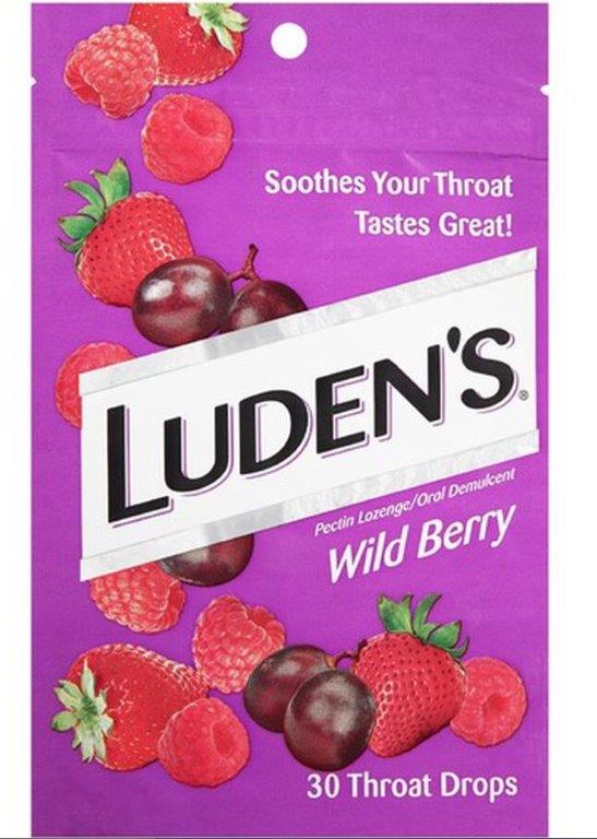 Image of Luden's Wild Berry Throat Drops, 30 ct.