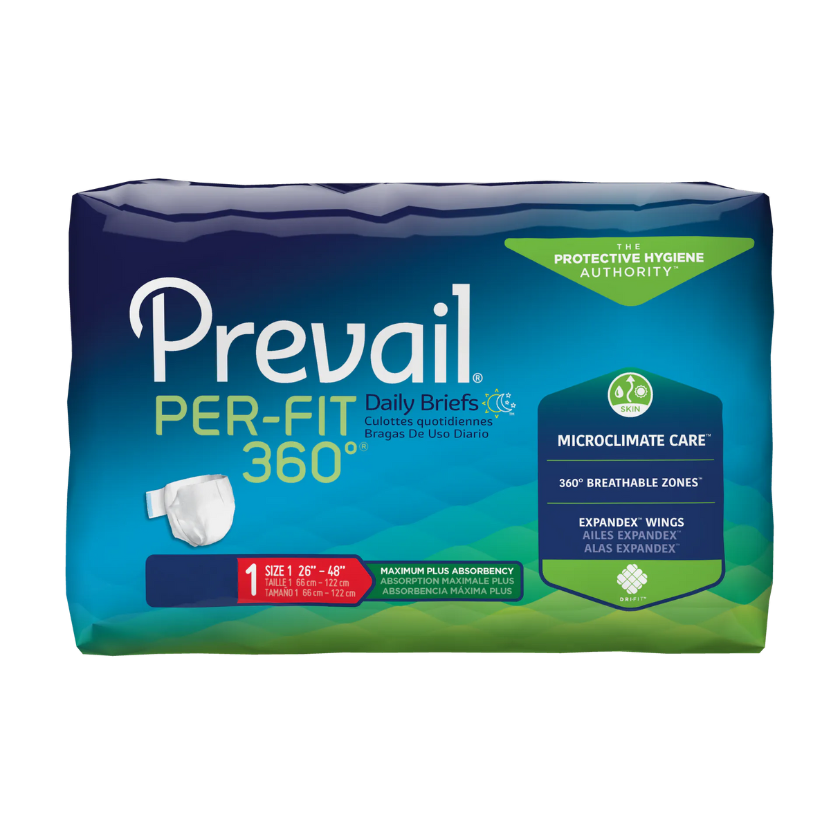 Image of Prevail Per-Fit 360° Unisex Briefs - Maximum Plus Absorbency