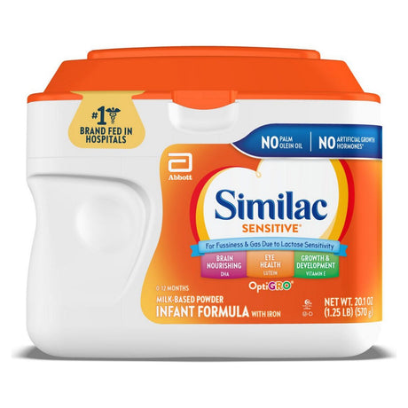 Image of Similac Sensitive Powder, Unflavored, 20.1 oz.