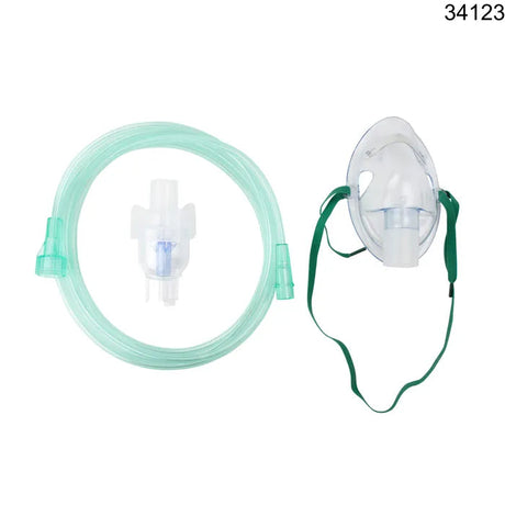 Image of Small Volume Nebulizer Cup w/ 7' Tubing and Aerosol Elongated Mask, Pediatric