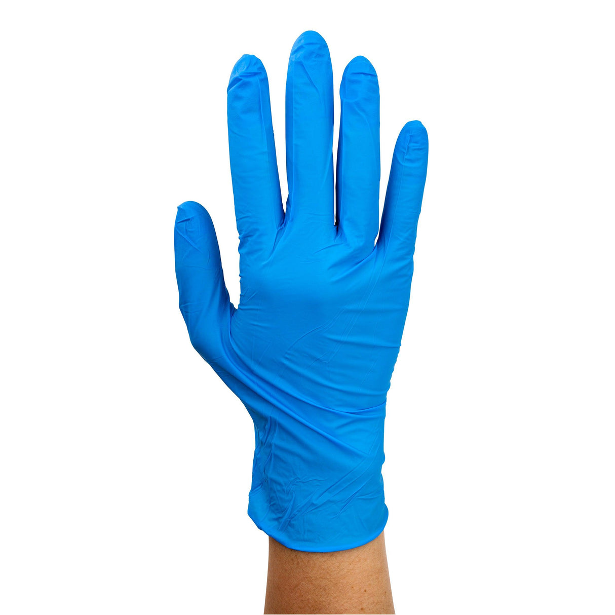 Image of Safe-Touch Nitrile Exam Gloves, Blue, Small, 100 count